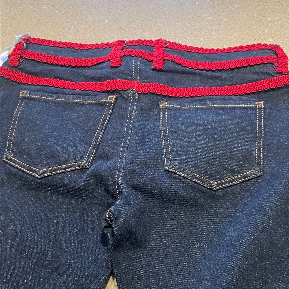 Moschino Dark Denim with Red Stitching - Picture 10 of 16